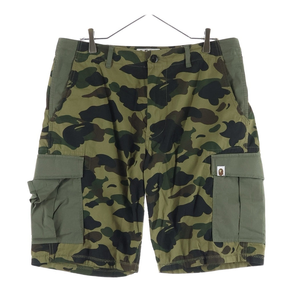 A BATHING APE(アベイシングエイプ) Cargo Short カモフラ カーゴショーツ カーキ 001SPG301025X