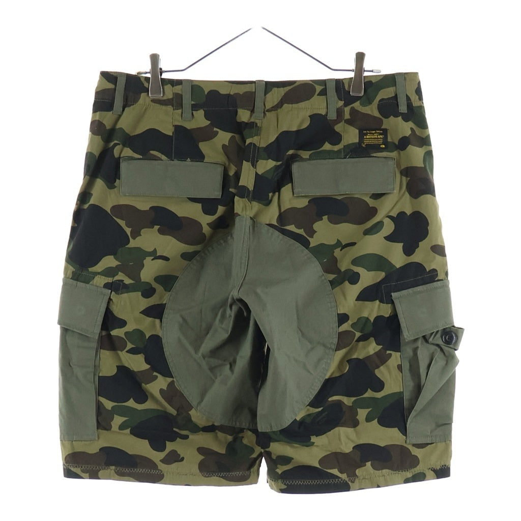 A BATHING APE(アベイシングエイプ) Cargo Short カモフラ カーゴショーツ カーキ 001SPG301025X