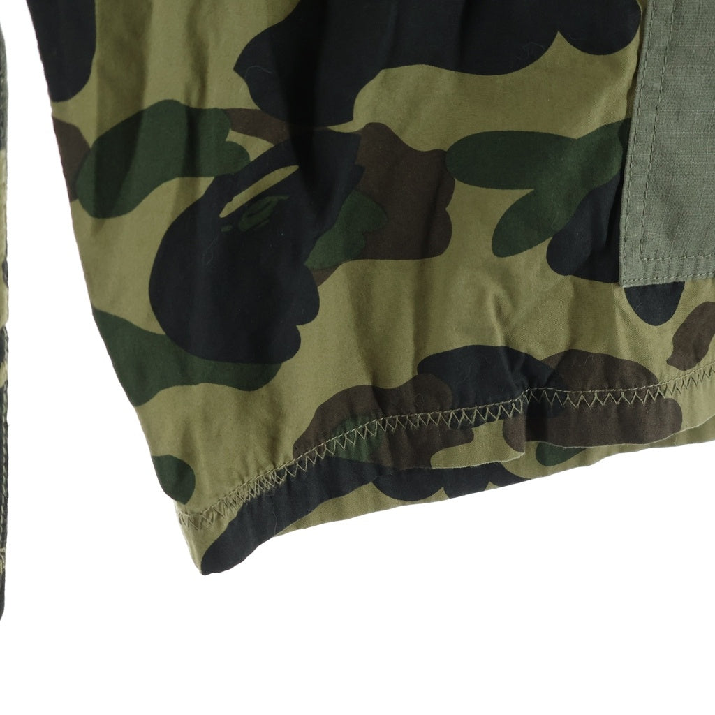 A BATHING APE(アベイシングエイプ) Cargo Short カモフラ カーゴショーツ カーキ 001SPG301025X
