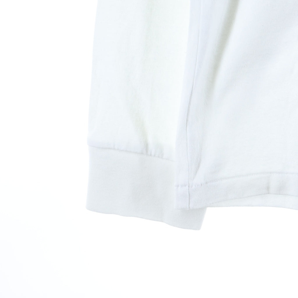 A BATHING APE(アベイシングエイプ) Shark L/S Tee シャークプリント 長袖Tシャツ ロンT ホワイト 1E23114907