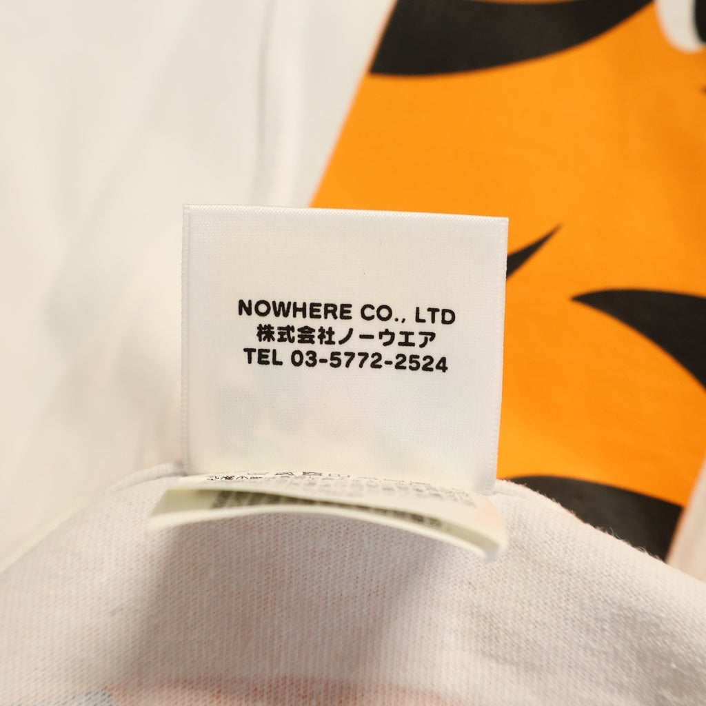 A BATHING APE(アベイシングエイプ) Shark L/S Tee シャークプリント 長袖Tシャツ ロンT ホワイト 1E23114907
