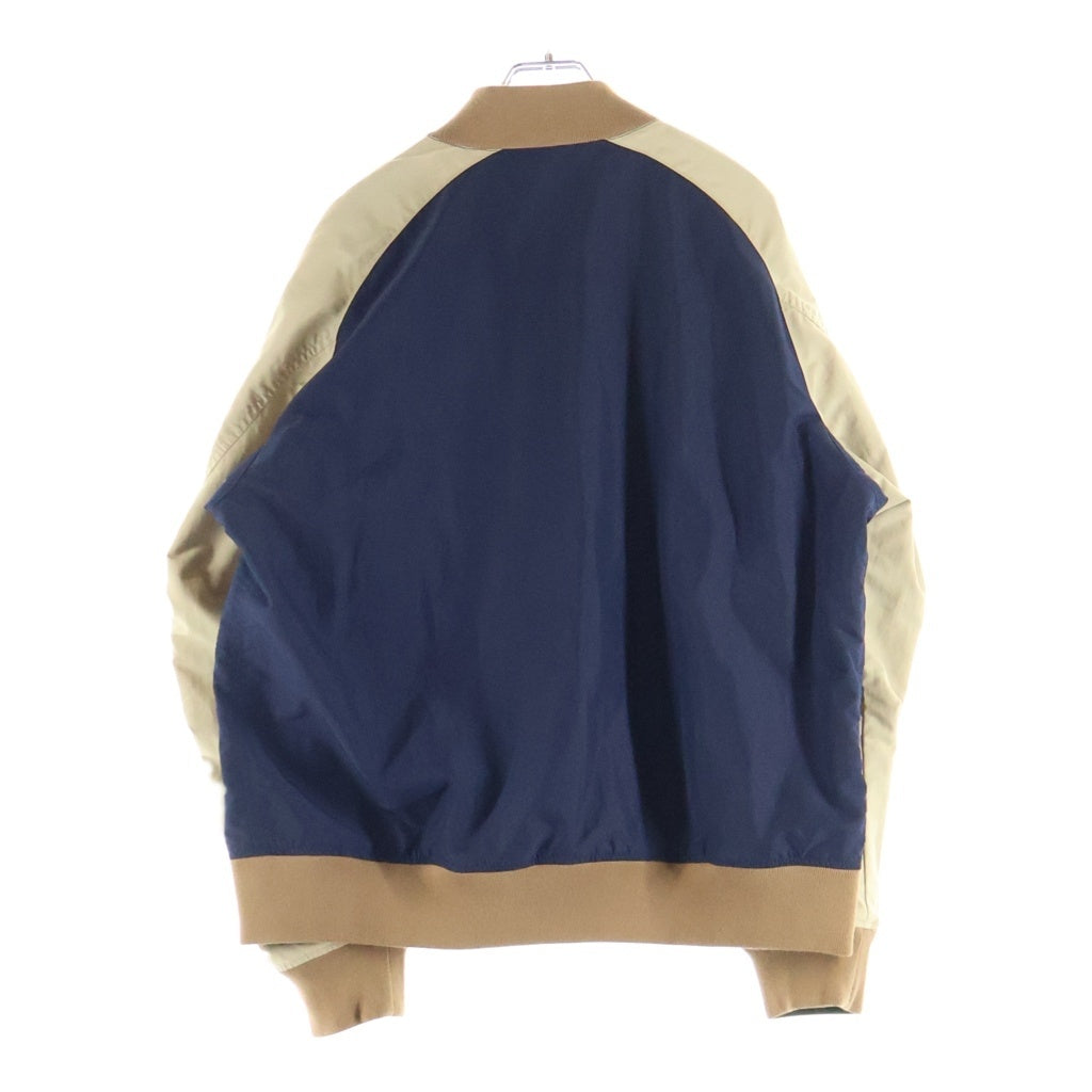 LACOSTE(ラコステ) Reversible Bomber Jacket リバーシブル ボンバージャケット カーキ/ネイビー BH5299