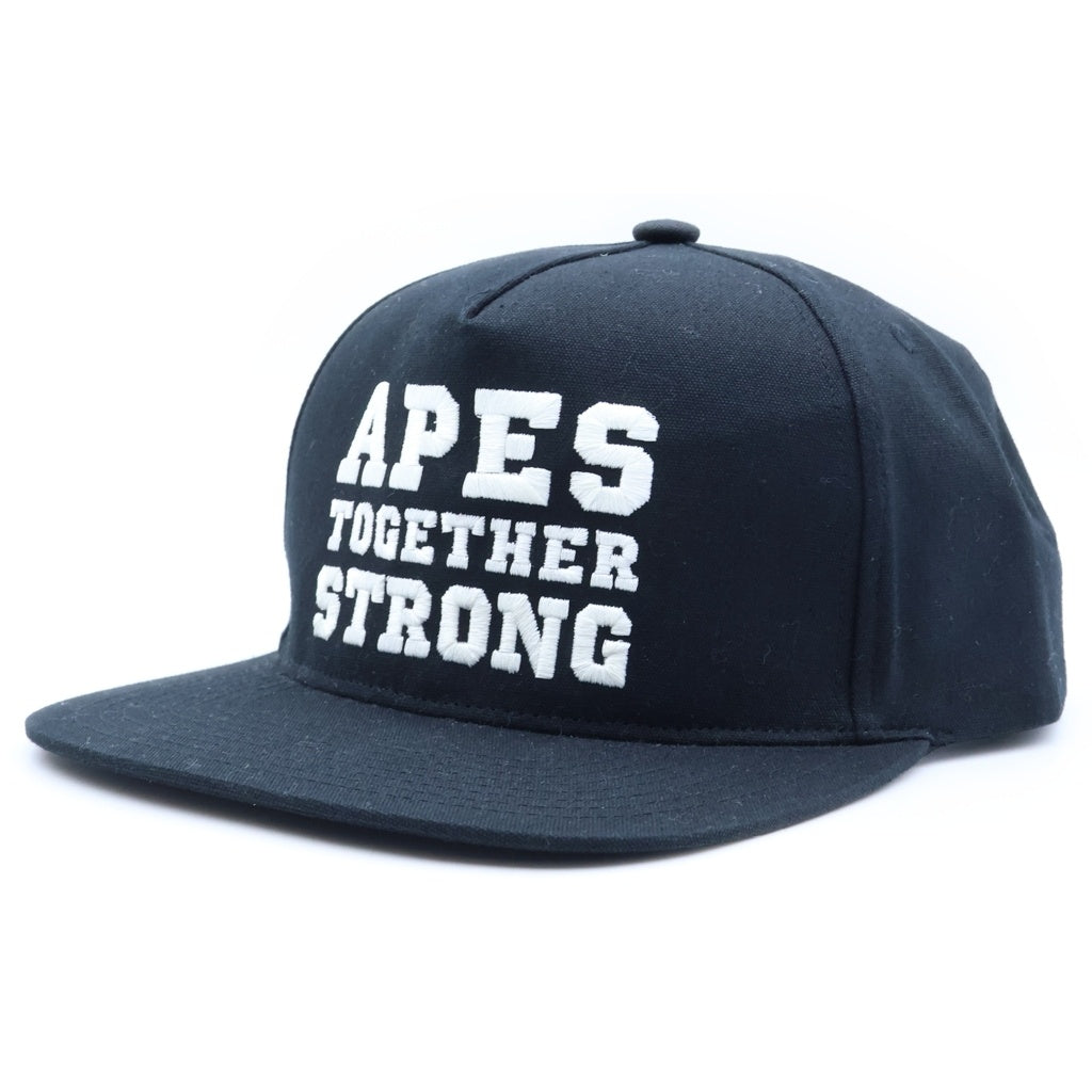 A BATHING APE(アベイシングエイプ) ×NEW ERA College Cap ニューエラ エイプヘッド カレッジロゴ ベースボールキャップ ブラック 001CPD801013X