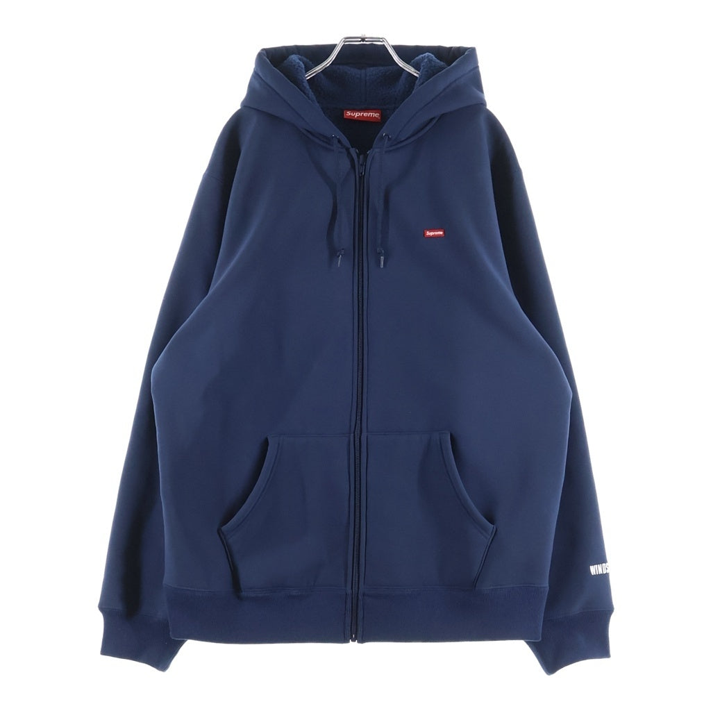 SUPREME(シュプリーム) 18AW WINDSTOPPER Zip Up Hooded Sweatshirt ウィンドストッパー ジップアップ スウェットパーカー ネイビー