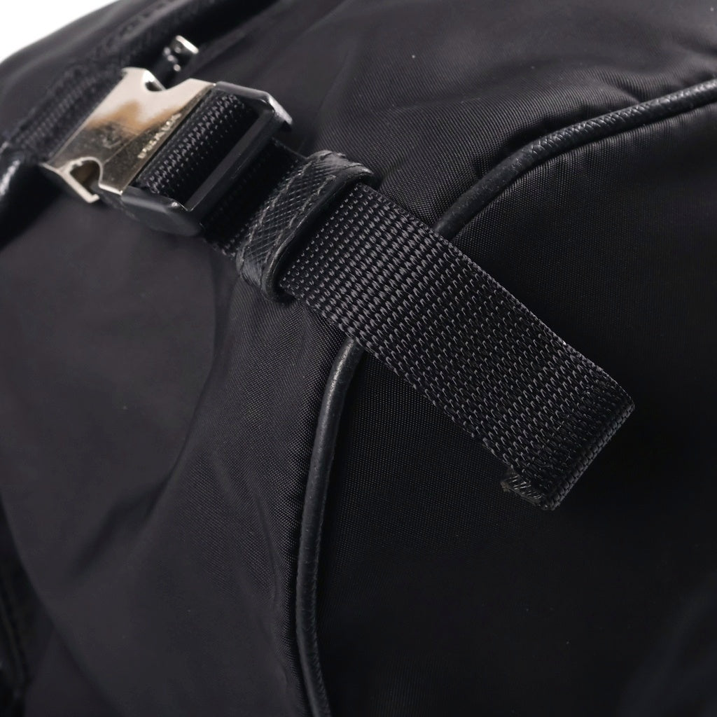 PRADA(プラダ) Re-Nylon リナイロン サフィアーノレザー クロスボディバッグ ショルダーバッグ ウエストバッグ ブラック 2VH994