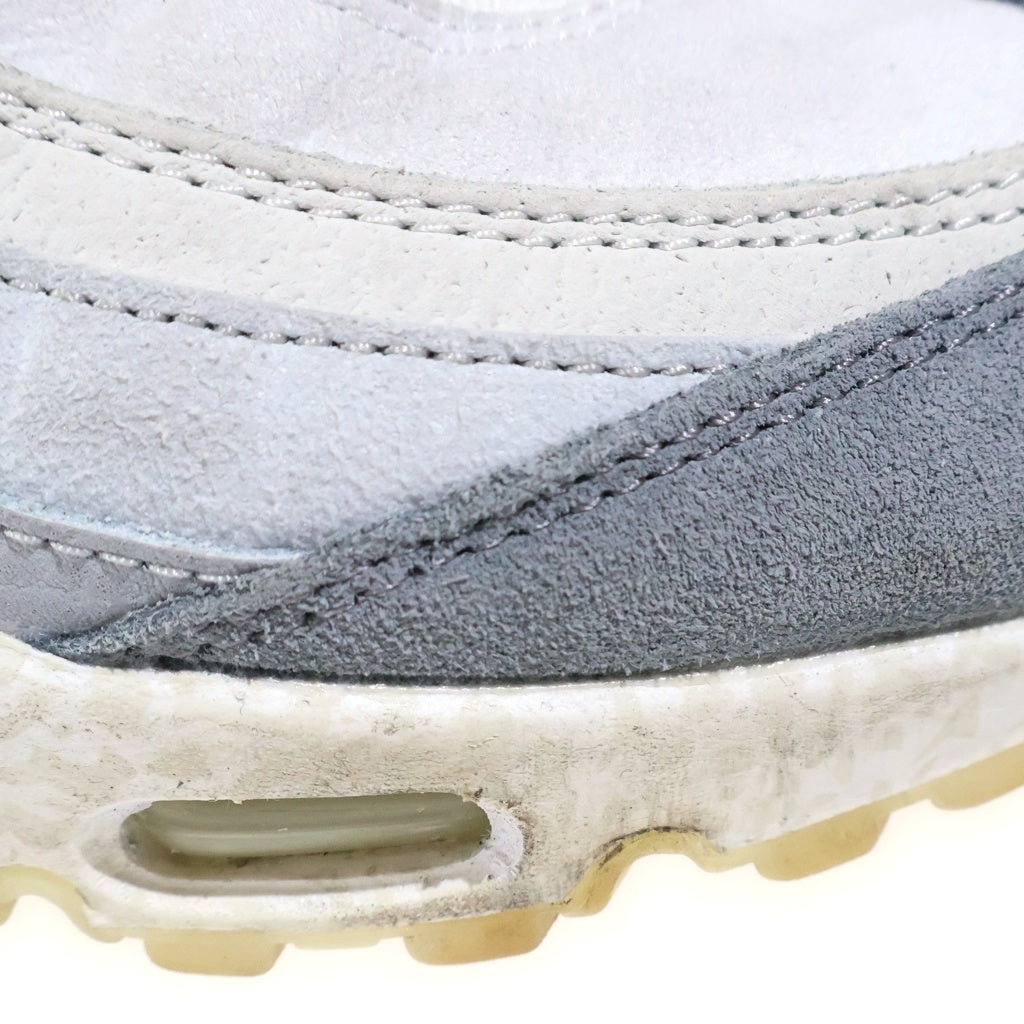NIKE(ナイキ) AIR MAX SKELETON エアマックス 95 QS スケルトン ローカットスニーカー グレー/ホワイト US9/27cm DV2593-100