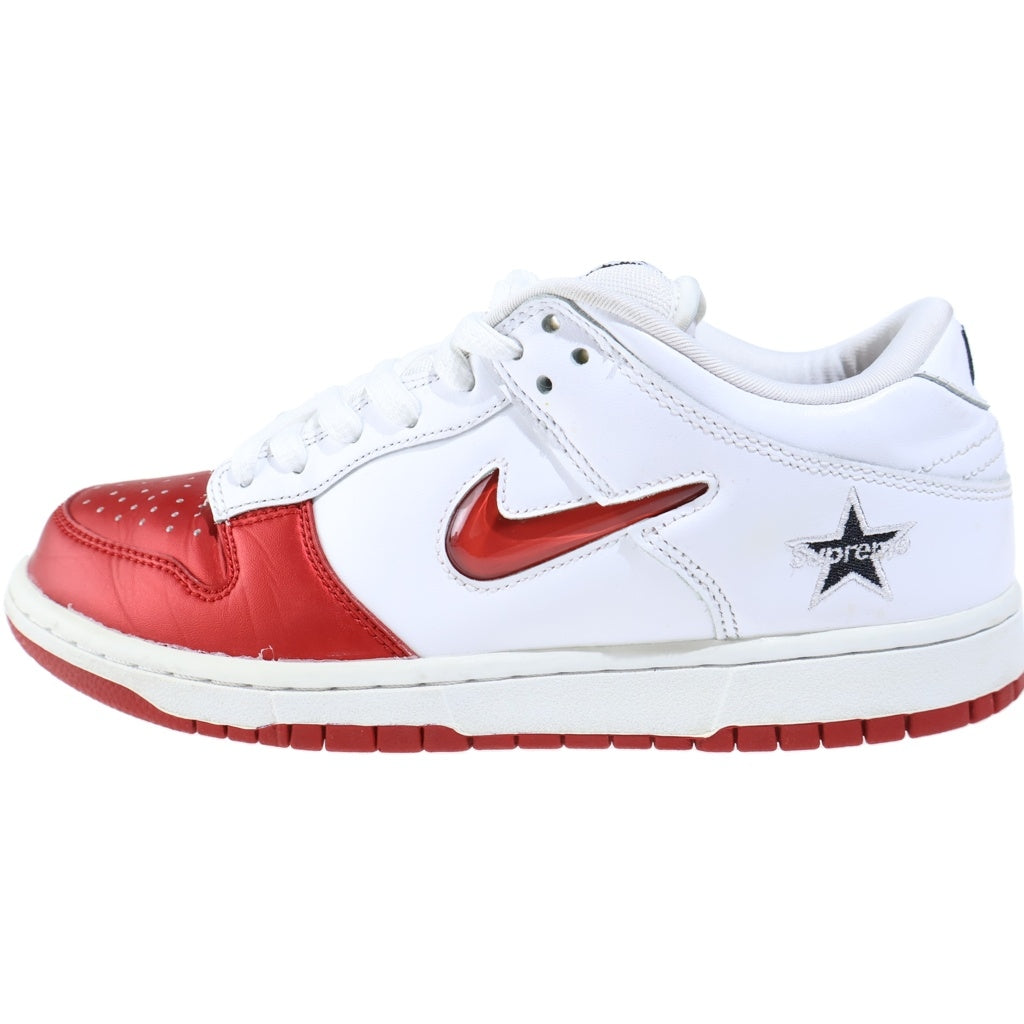 NIKE(ナイキ) 19AW ×SUPREME DUNK LOW Varsity Red White シュプリーム ダンクロー バーシティレッド ローカットスニーカーシューズ US9/27cm CK3480-600