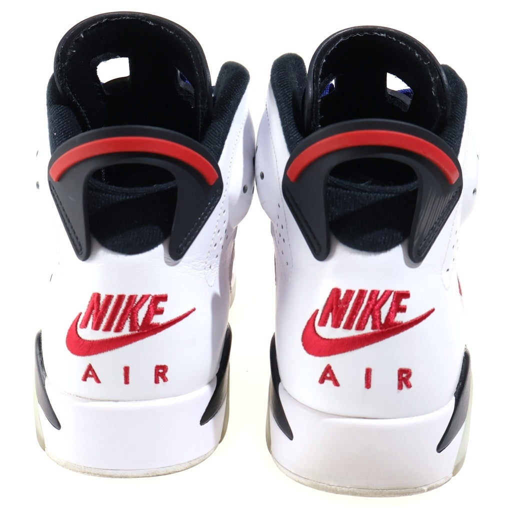 NIKE(ナイキ) AIR JORDAN 6 CARMINE (2021) エアジョーダン6 カーマイン ハイカットスニーカー ホワイト/レッド US9/27cm CT8529-106