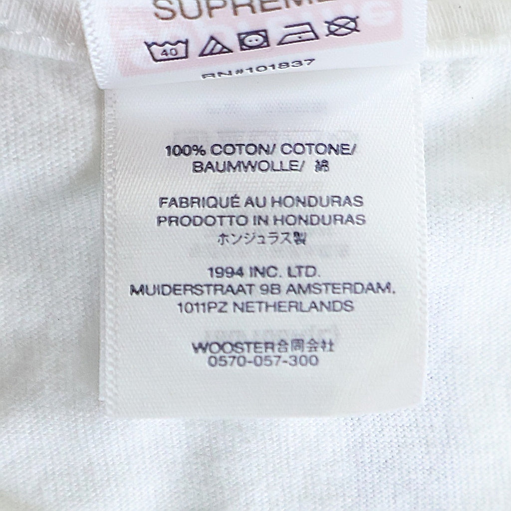 SUPREME(シュプリーム) 25SS Painted Tee ペイント クルーネック 半袖カットソー Tシャツ ホワイト