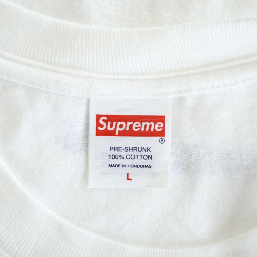 SUPREME(シュプリーム) 25SS Painted Tee ペイント クルーネック 半袖カットソー Tシャツ ホワイト