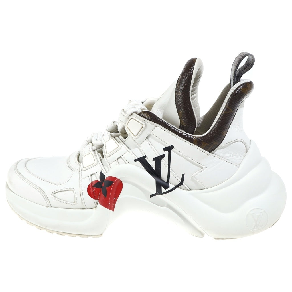 LOUIS VUITTON(ルイヴィトン) アークライト ゲームオンコレクション スニーカー ホワイト×ブラウン 1A8MRP レディース