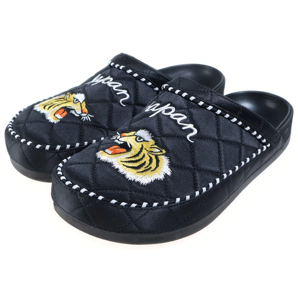 Crocs(クロックス) 24AW × BEAMS Suka DYLAN CLOG タイガー刺繍 キルティング クロックス サンダル ブラック US10/28cm 11-33-0277-332-19-25