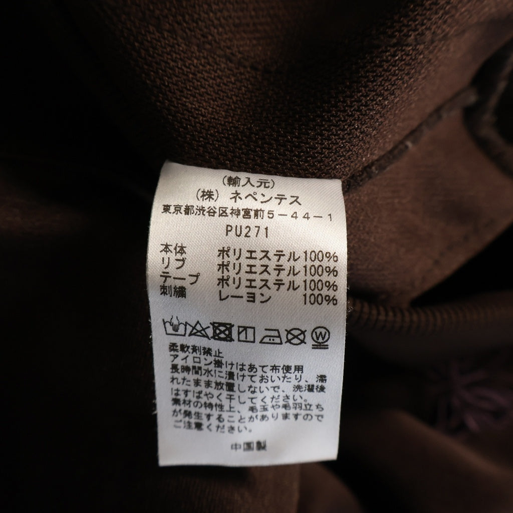 Needles(ニードルス) 24AW Track Jacket Poly Smooth トラックジャケット ポリ スムース ブラウン PU271