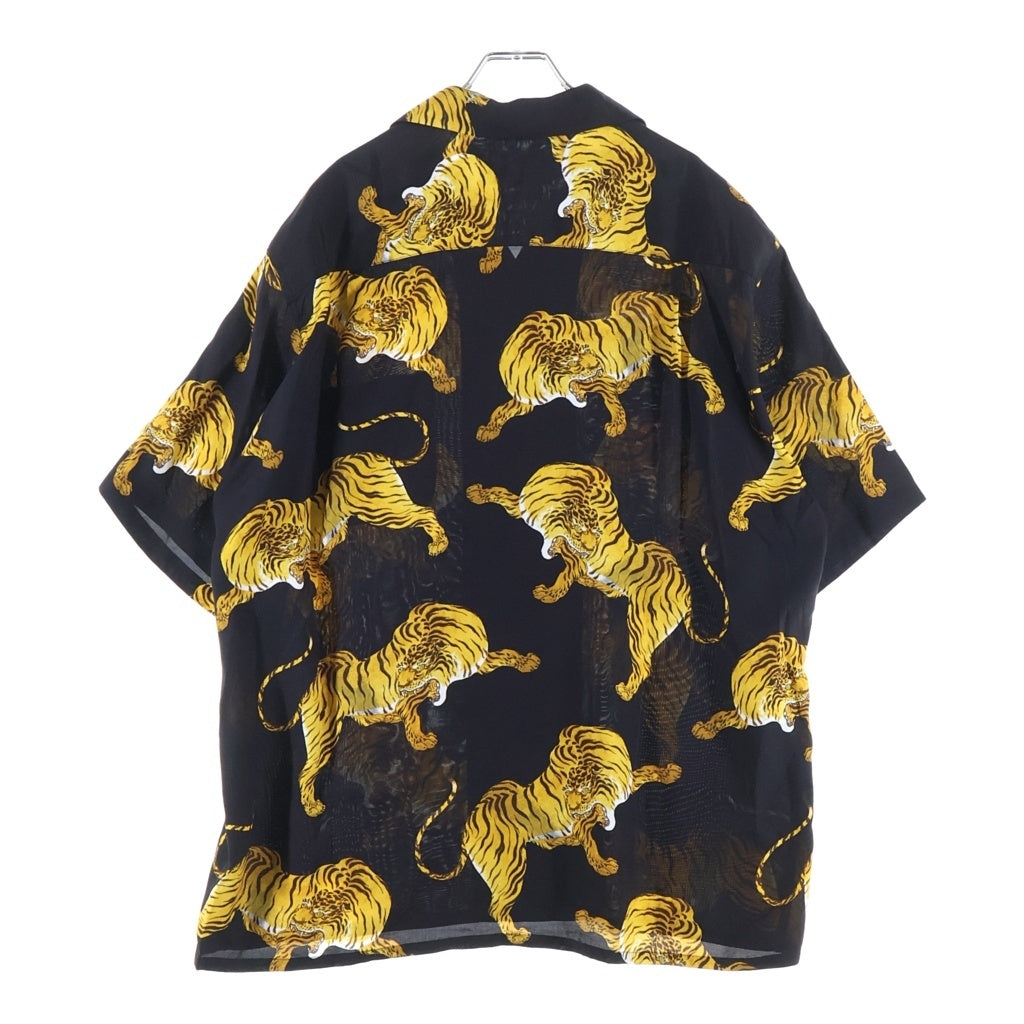 WACKO MARIA(ワコマリア) 22SS HAWAIIAN SHIRT 制限事項 虎柄プリント ハワイアン 半袖アロハシャツ マルチ