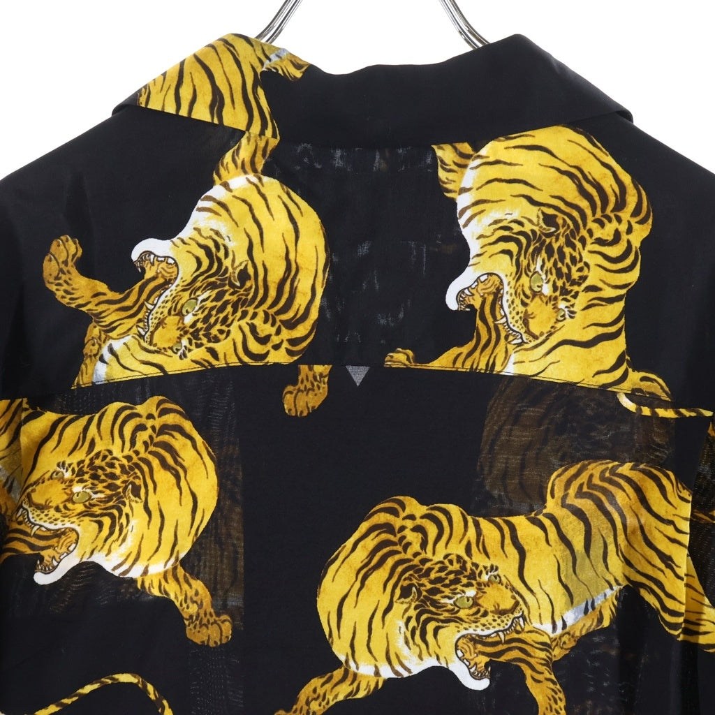 WACKO MARIA(ワコマリア) 22SS HAWAIIAN SHIRT 制限事項 虎柄プリント ハワイアン 半袖アロハシャツ マルチ