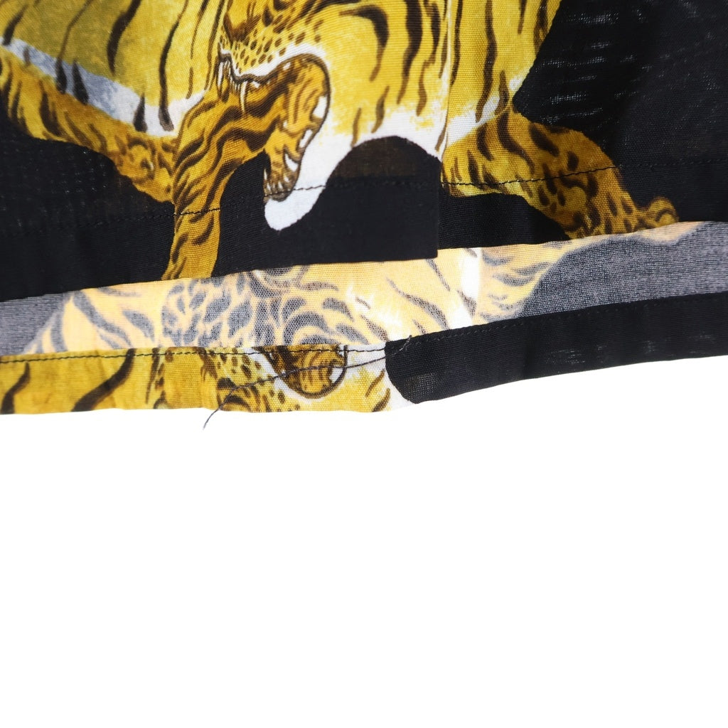 WACKO MARIA(ワコマリア) 22SS HAWAIIAN SHIRT 制限事項 虎柄プリント ハワイアン 半袖アロハシャツ マルチ
