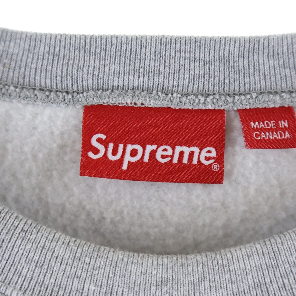 SUPREME(シュプリーム) 22AW Box Logo Crewneck ボックスロゴ クルーネック スウェット トレーナー グレー