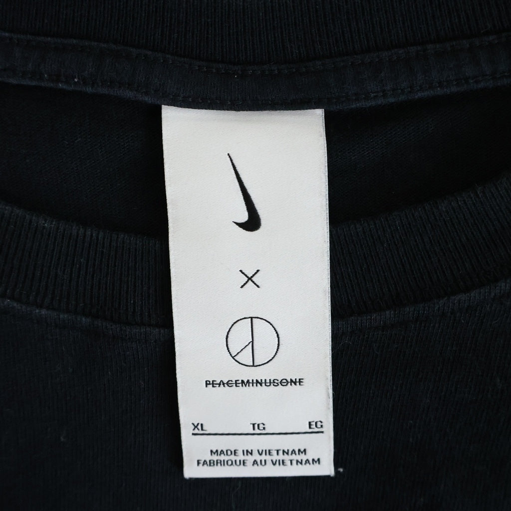 NIKE(ナイキ) ×PEACEMINUSONE PMO LS Tee ピースマイナスワン 長袖Tシャツ ロンT ブラック DR0097-010