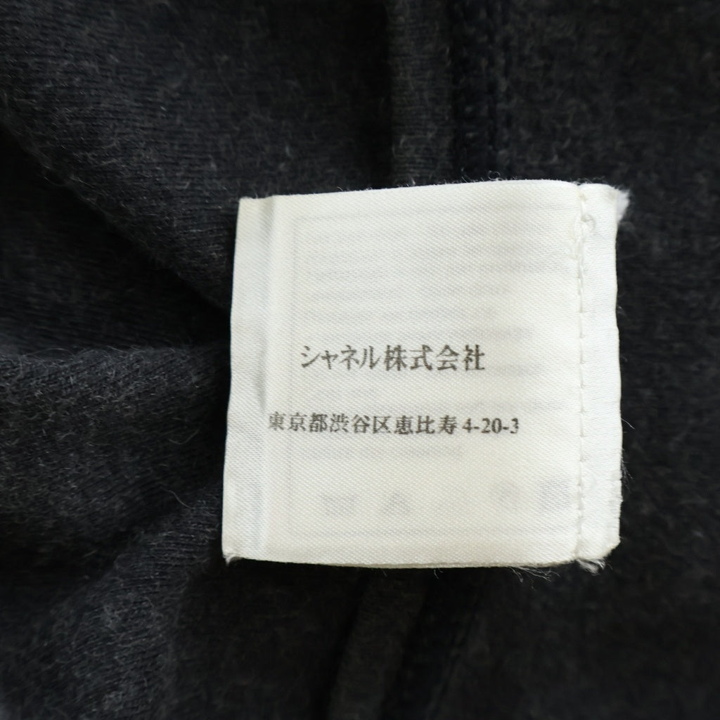 CHANEL(シャネル) ロゴサイドラインジップカーディガン チャコール P19773V11587