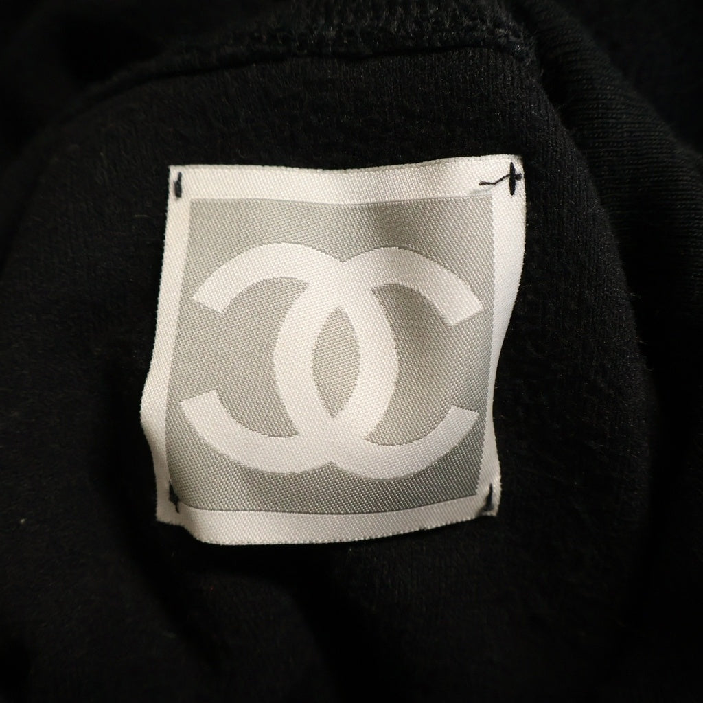 CHANEL(シャネル) パイピングロゴ ノースリーブ タンクトップ ブラック P22006V13321 レディース
