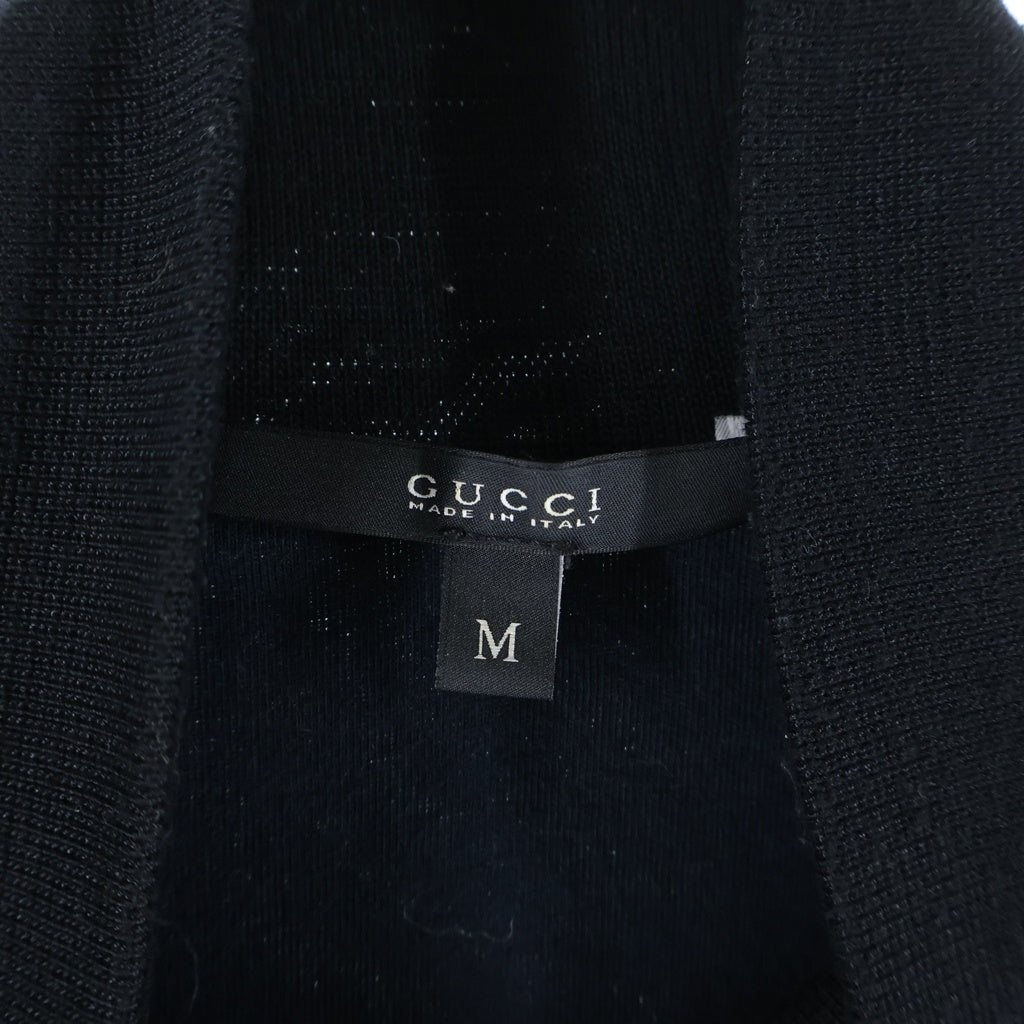 GUCCI(グッチ) セットアップ インターロックングG ロゴ刺繍 ベロア ジップアップ トラックジャケット トラックパンツ ブラック 271472 X8806/271470 X8806 レディース