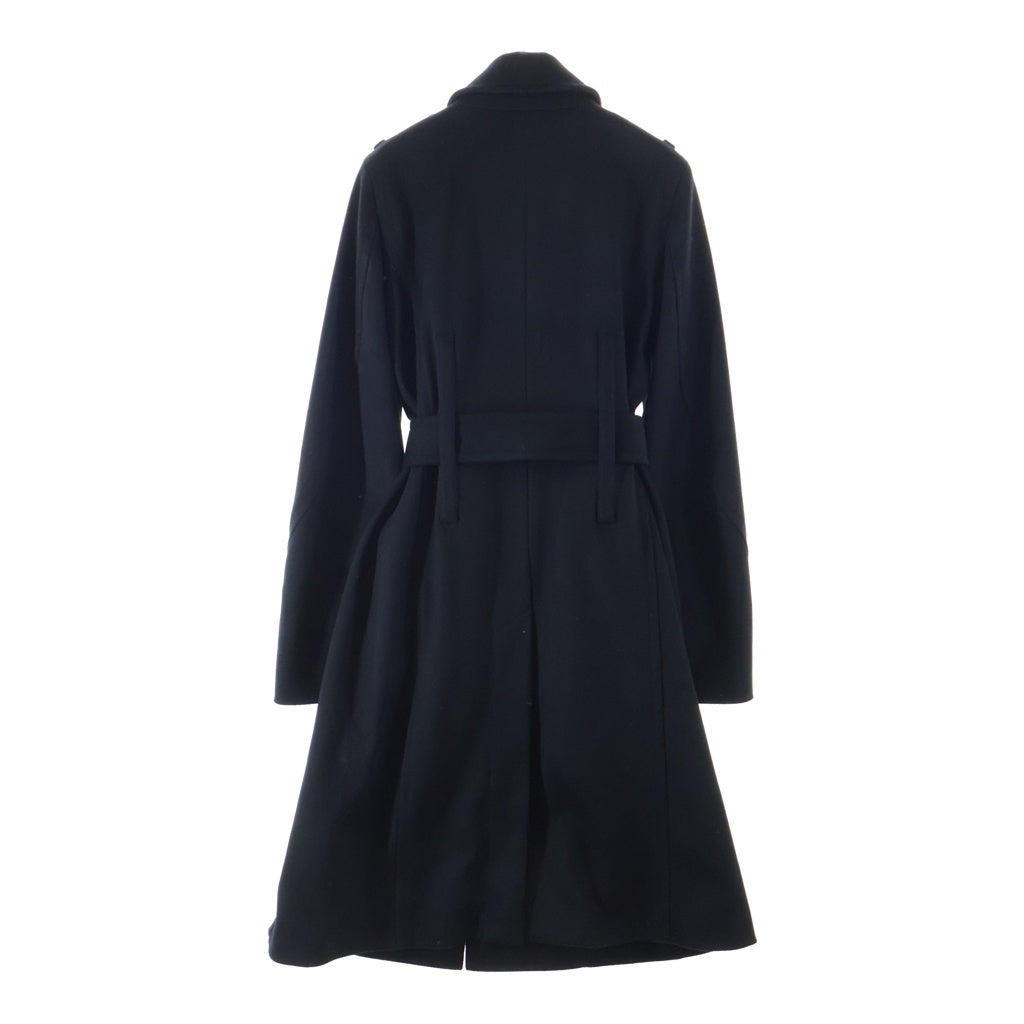 CELINE(セリーヌ) ダブルトレンチウールロングコート ブラック