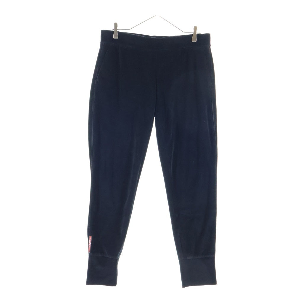 PRADA(プラダ) ベロアジョガーパンツ ベルベットパンツ ブラック 132271 R142 A25