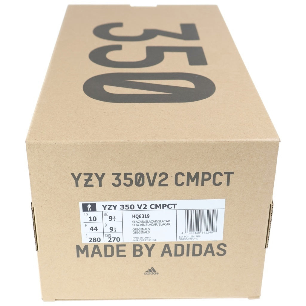 adidas(アディダス) YEEZY 350V2 CMPCT SLATE CARBON イージー350V2 コンパクト スレートカーボン ローカットスニーカー ブラック US10/28cm HQ6319