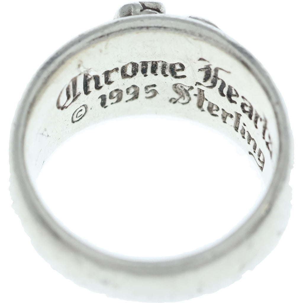 CHROME HEARTS(クロムハーツ) HEART IN BAND ハートインバンドリング シルバー