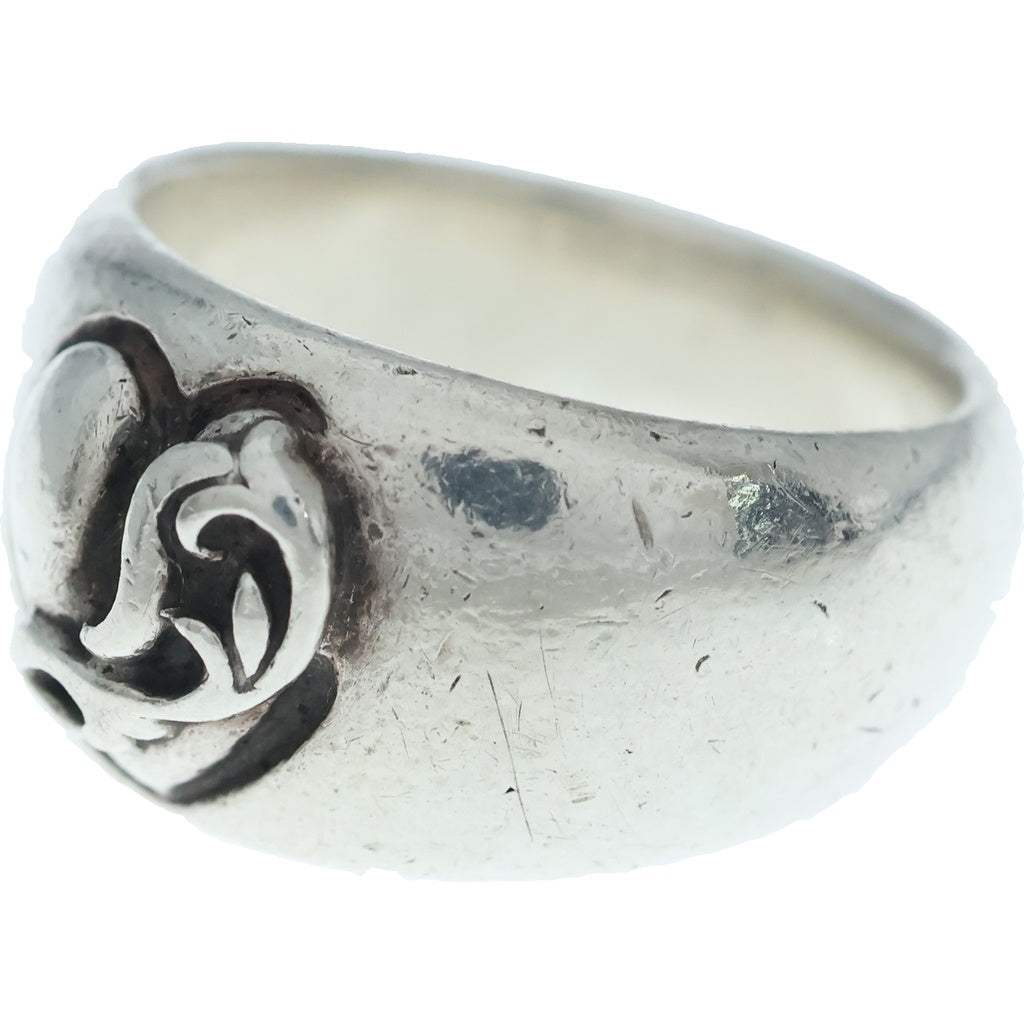 CHROME HEARTS(クロムハーツ) HEART IN BAND ハートインバンドリング シルバー