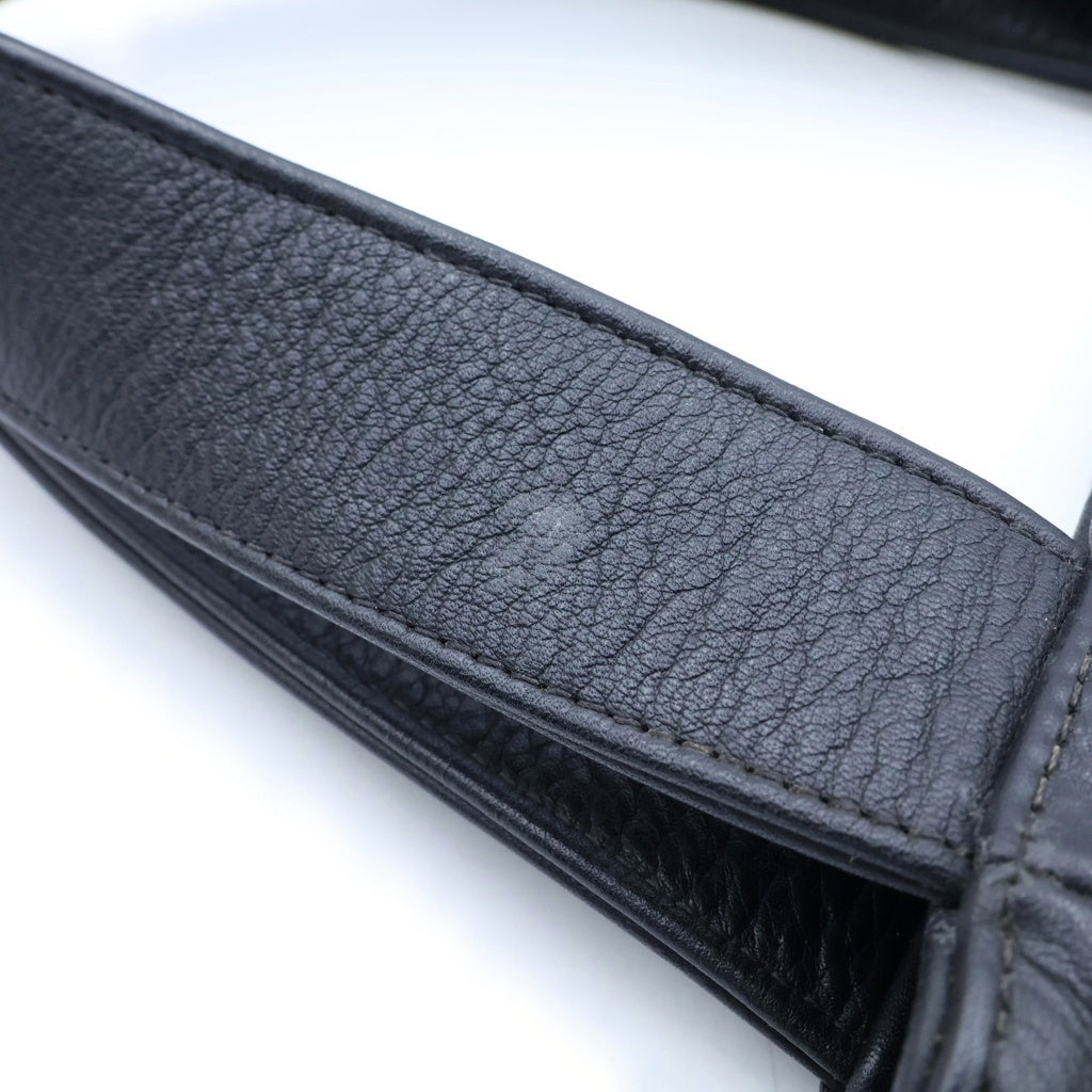 CHROME HEARTS(クロムハーツ) JJ DEAN SMALL JJディーン スモール レザーライダース ハンドバッグ ブラック/シルバー