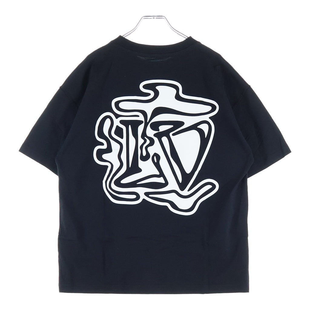 LOUIS VUITTON(ルイヴィトン) グラフィックデザイン クルーネック 半袖Tシャツ カットソー ブラック RM192 NPG HHY90W