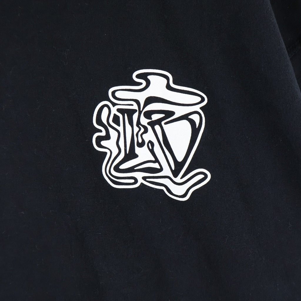 LOUIS VUITTON(ルイヴィトン) グラフィックデザイン クルーネック 半袖Tシャツ カットソー ブラック RM192 NPG HHY90W