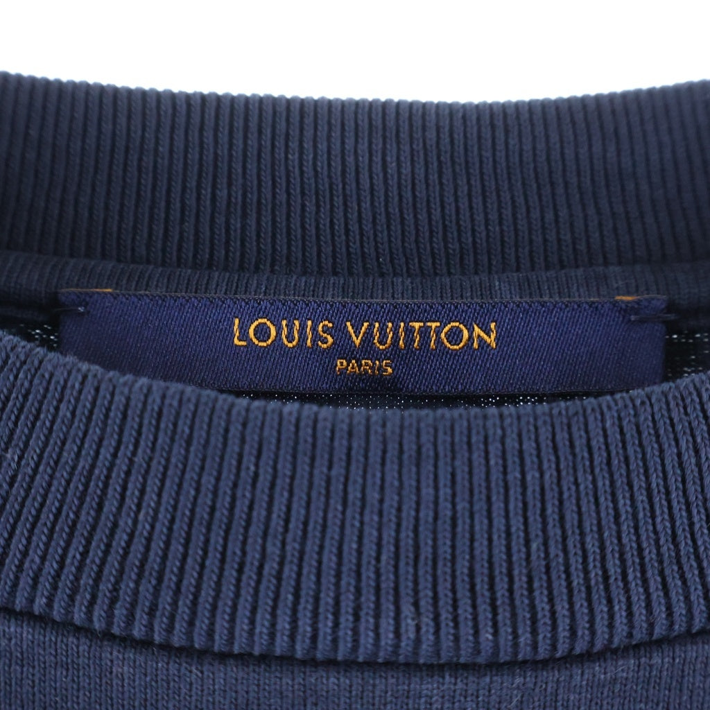 LOUIS VUITTON(ルイヴィトン) インサイドアウトデザイン クルーネック ロングスリーブ 長袖Tシャツ カットソー ブラック RM211 JYM HIY46W