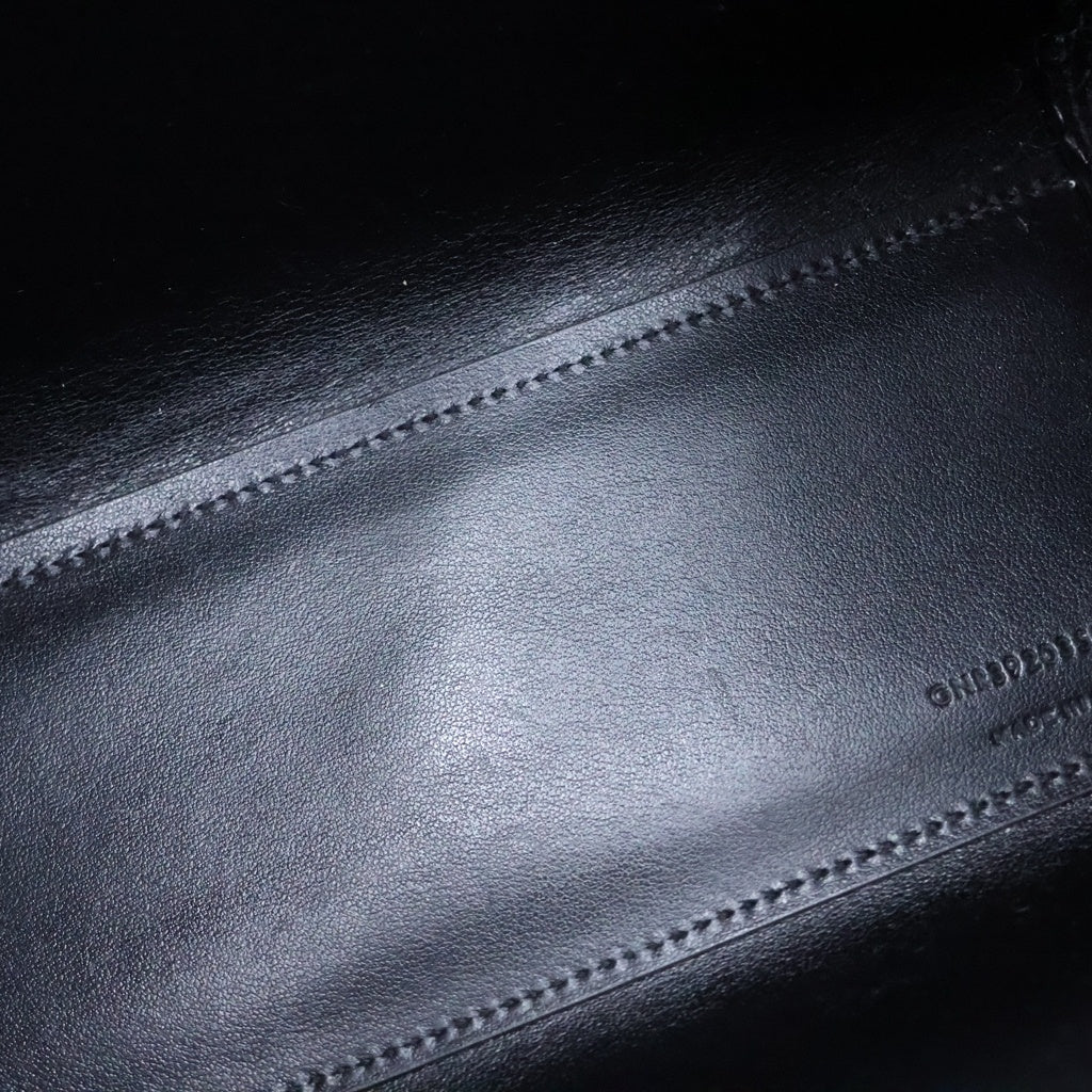 SAINT LAURENT PARIS(サンローランパリ) サック・ド・ジュール ミニ 2WAYハンドバッグ ショルダーバッグ ブラック レザー 392035 シルバー金具 レディース