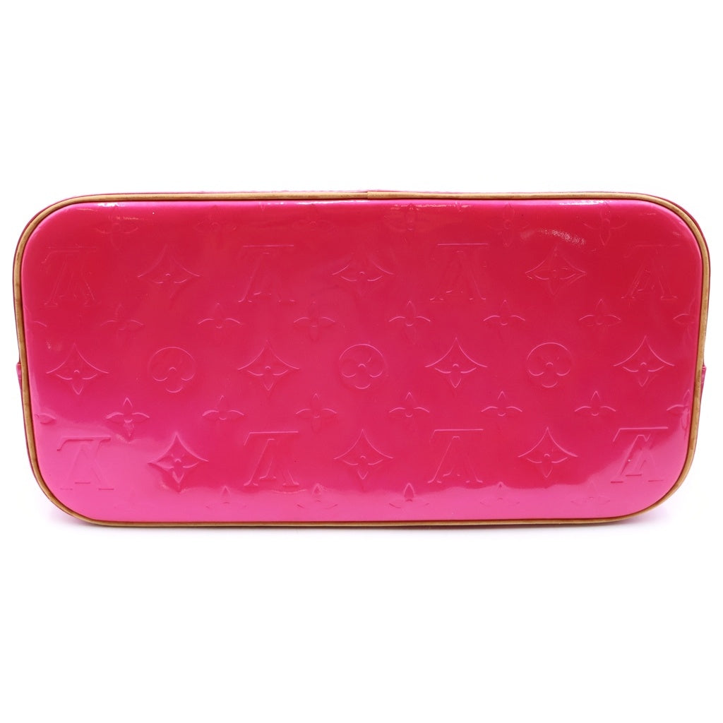 LOUIS VUITTON(ルイヴィトン) ヴェルニ ヒューストン ハンドバッグ ピンク パテント M91219 レディース