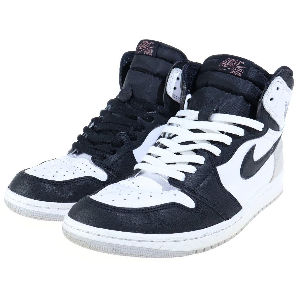 NIKE(ナイキ) AIR JORDAN1 HIGH OG BLEACHED CORAL CK5666-100 エアジョーダン1 ブリーチド コーラル ハイカットスニーカー ブラック/ホワイト US11/29cm