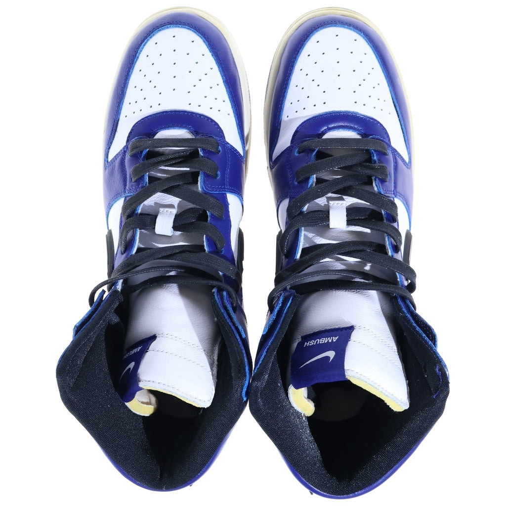 NIKE(ナイキ) ×AMBUSH DUNK HIGH DEEP ROYAL CU7544-400 アンブッシュ ダンク ディープ ロイヤル ハイカットスニーカー ブルー/ホワイト US11/29cm