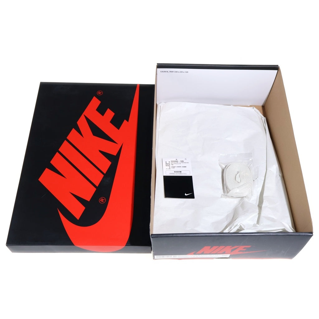 NIKE(ナイキ) AIR JORDAN1 HIGH OG SAIL 555088-105 エアジョーダン1 セイル ハイカットスニーカー ホワイト/ブラウン US11.5/29.5cm