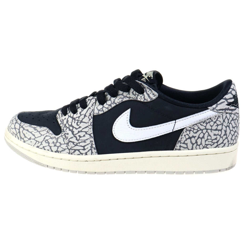 NIKE(ナイキ) AIR JORDAN 1 RETRO LOW OG BLACK CEMENT CZ0790-001 エアジョーダン1 レトロ ブラックセメント ローカットスニーカー ブラック/グレー US11/29cm
