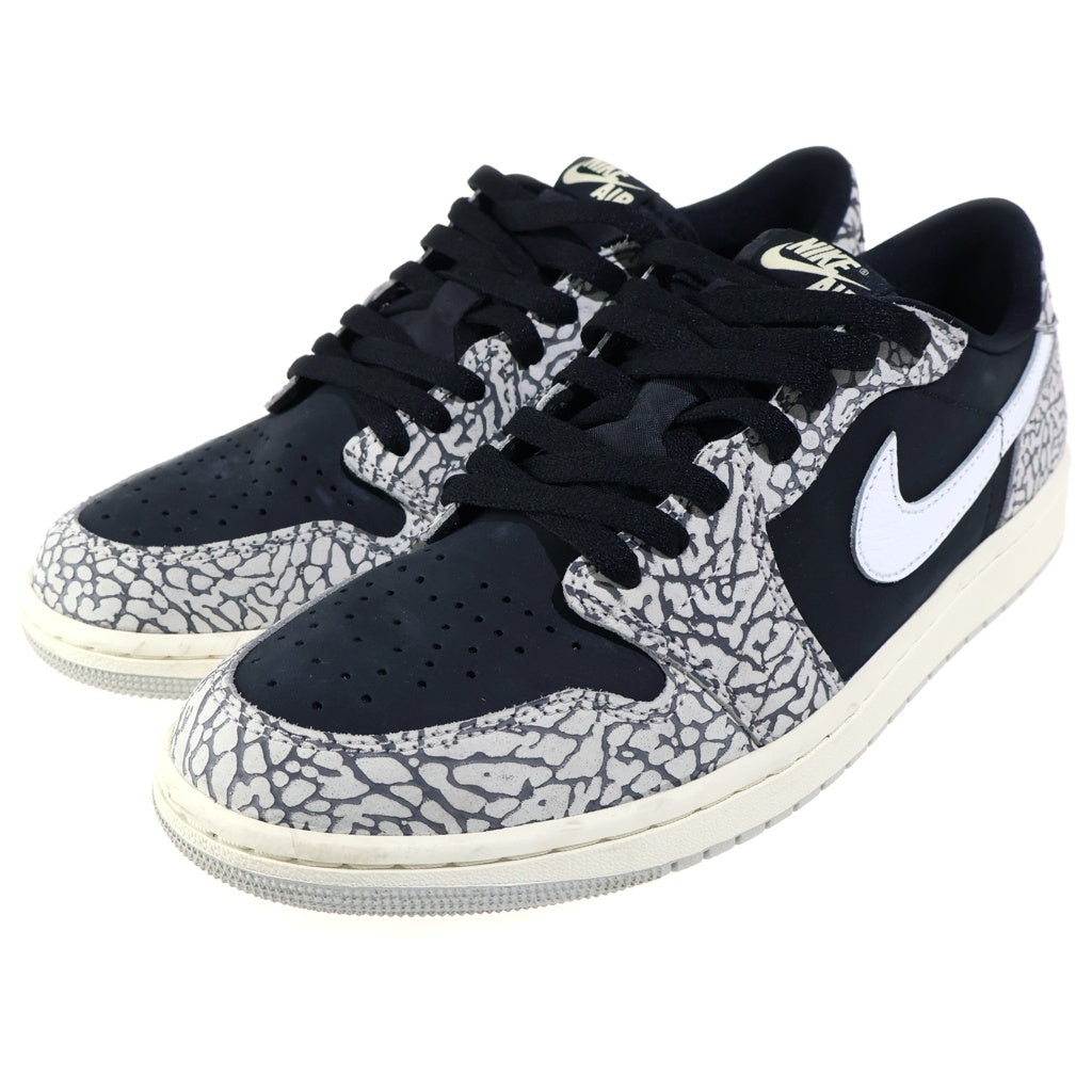 NIKE(ナイキ) AIR JORDAN 1 RETRO LOW OG BLACK CEMENT CZ0790-001 エアジョーダン1 レトロ ブラックセメント ローカットスニーカー ブラック/グレー US11/29cm
