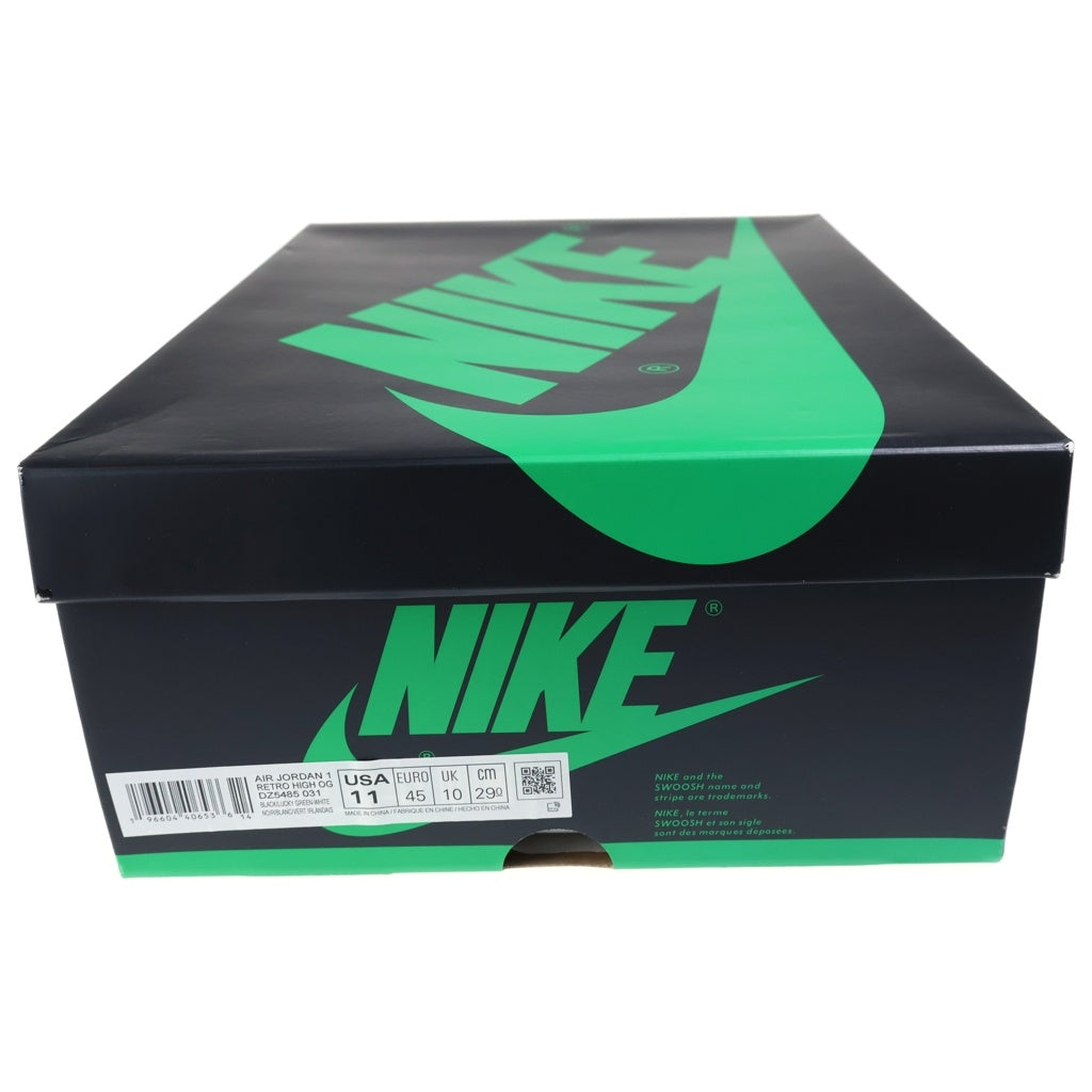 NIKE(ナイキ) AIR JORDAN 1 RETRO HIGH OG DZ5485-031 エアジョーダン1 レトロ ハイカットスニーカー ホワイト/ブラック/グリーン US11/29cm