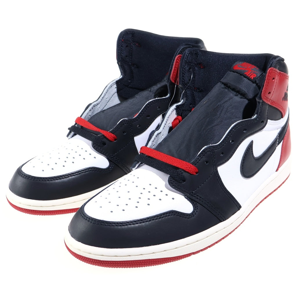 NIKE(ナイキ) AIR JORDAN1 RETRO HIGH OG BLACK TOE REIMAGINED DZ5485-106 エアジョーダン1 レトロ ブラック トゥ リイマジンド ハイカットスニーカー ホワイト/レッド US11/29cm