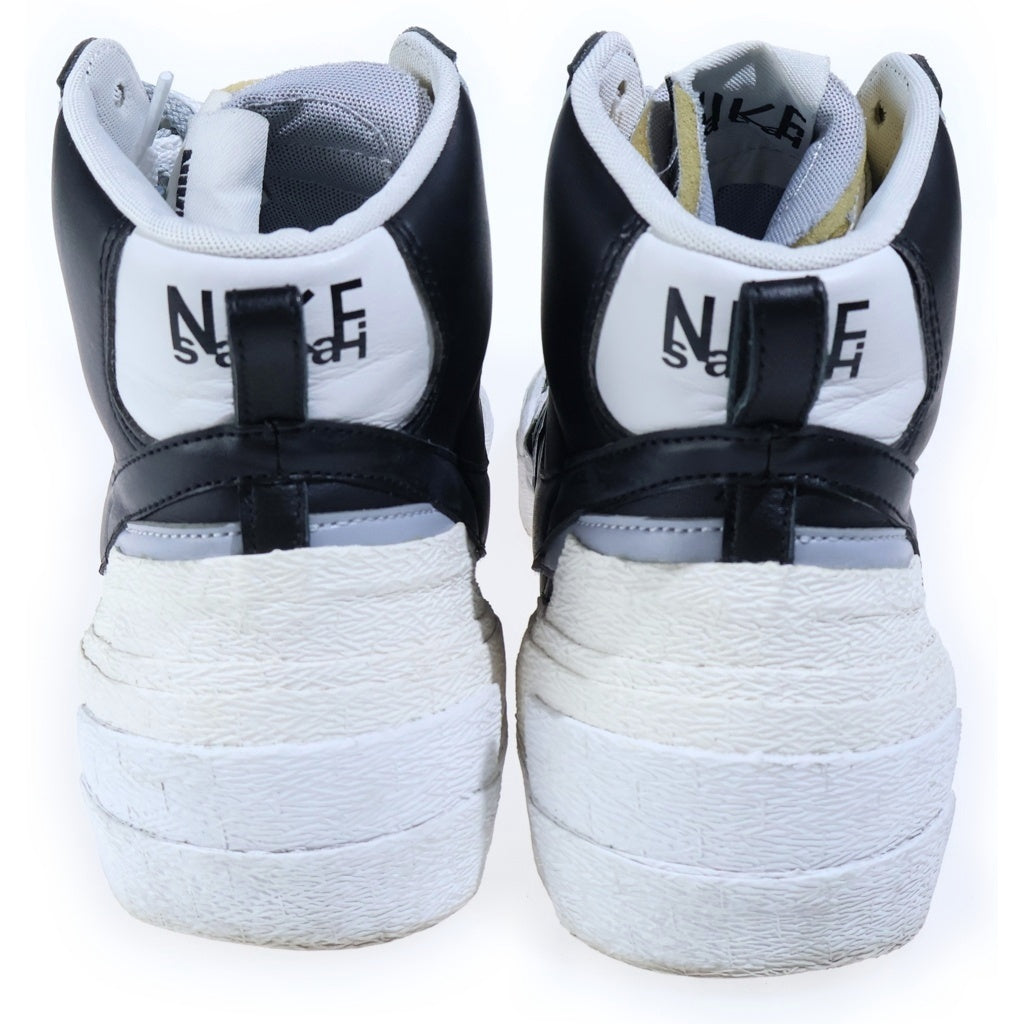 NIKE(ナイキ) ×sacai BLAZER MID BV0072-002 サカイ ブレーザー ミドルカットスニーカー ブラック/グレー US12/30cm