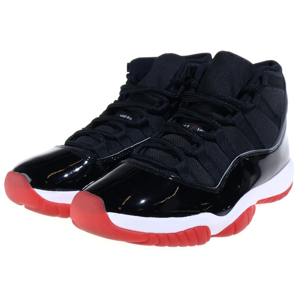NIKE(ナイキ) AIR JORDAN11 RETRO BRED 378037-061 エアジョーダン11 レトロ ブレッド ハイカットスニーカー ブラック US11/29cm