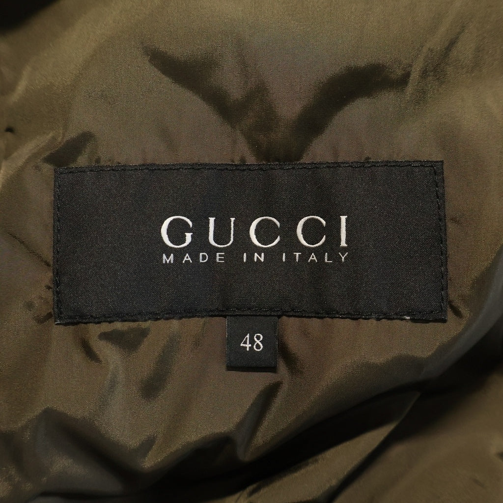 GUCCI(グッチ) ベルトデザイン ナイロン トレンチコート カーキ 243281 Z9687