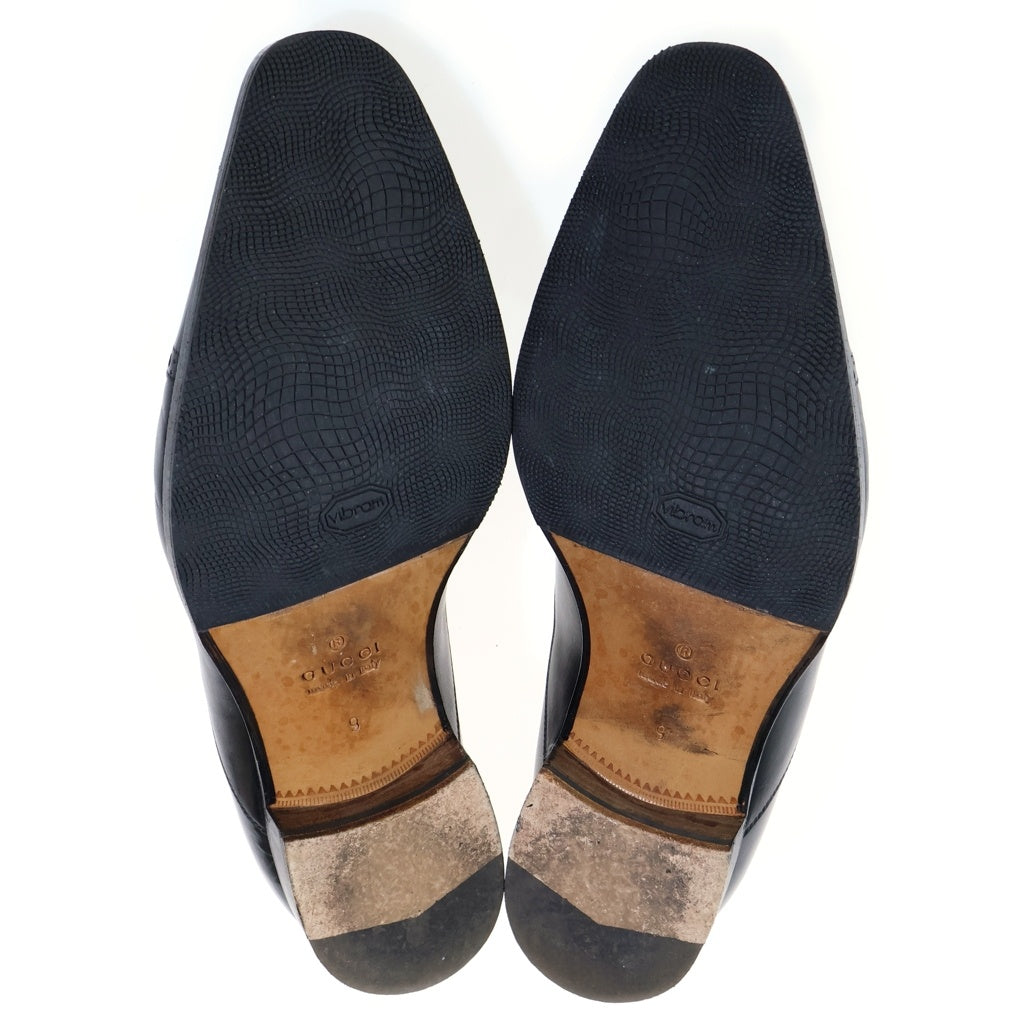 GUCCI(グッチ) ストレートチップ メダリオン ドレスアップシューズ ブラック 225094
