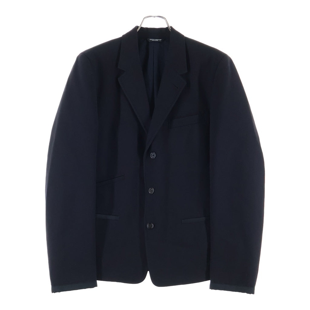 DOLCE & GABBANA(ドルチェアンドガッバーナ) 3B コットン テーラード ジャケット ブラック G2EJ1T