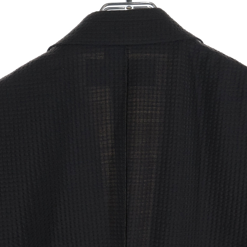 DOLCE & GABBANA(ドルチェアンドガッバーナ) ノッチドラペル フラップポケット テーラードジャケット ブラック G2CP2T