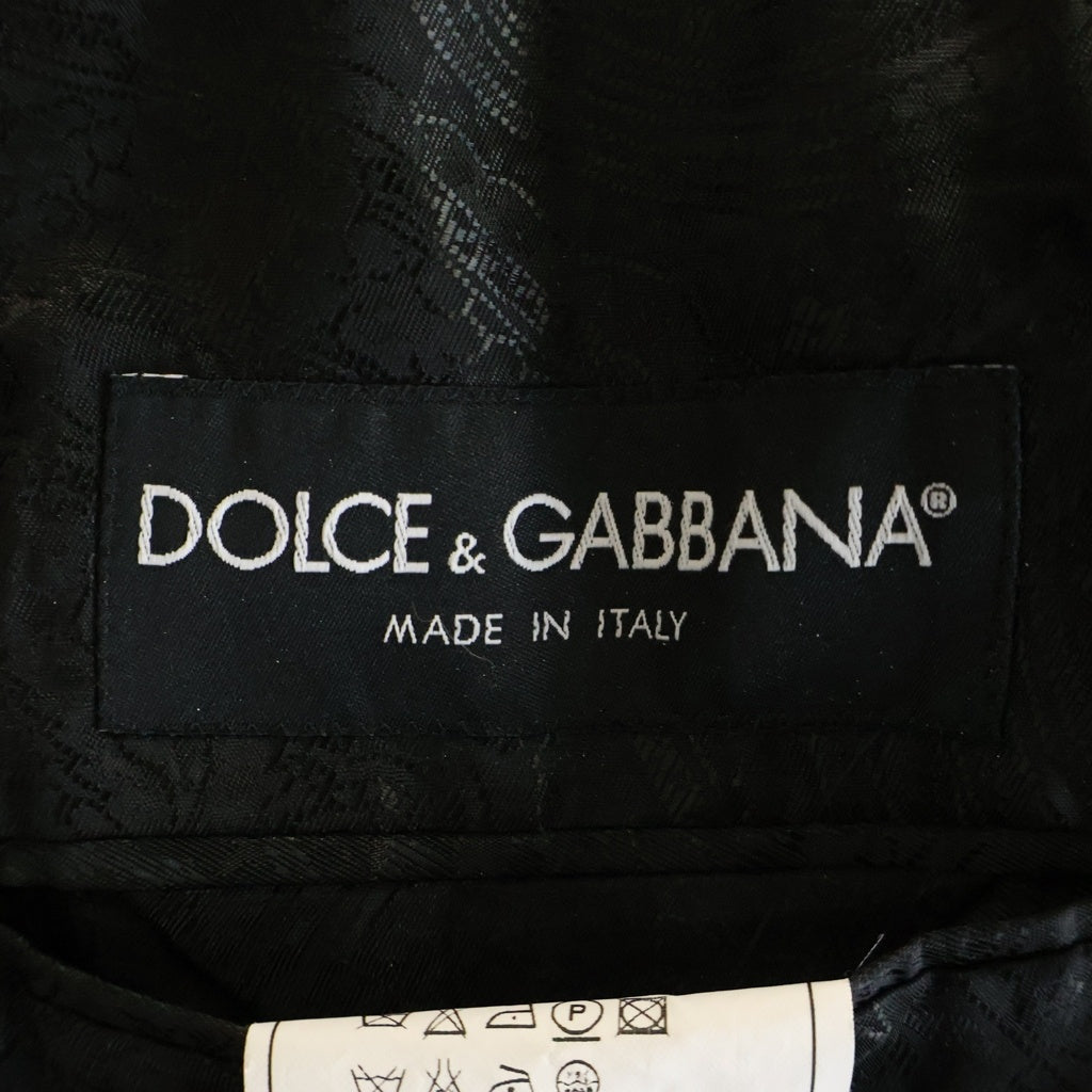 DOLCE & GABBANA(ドルチェアンドガッバーナ) フラップポケット 2B テーラードジャケット グレー G2V03T